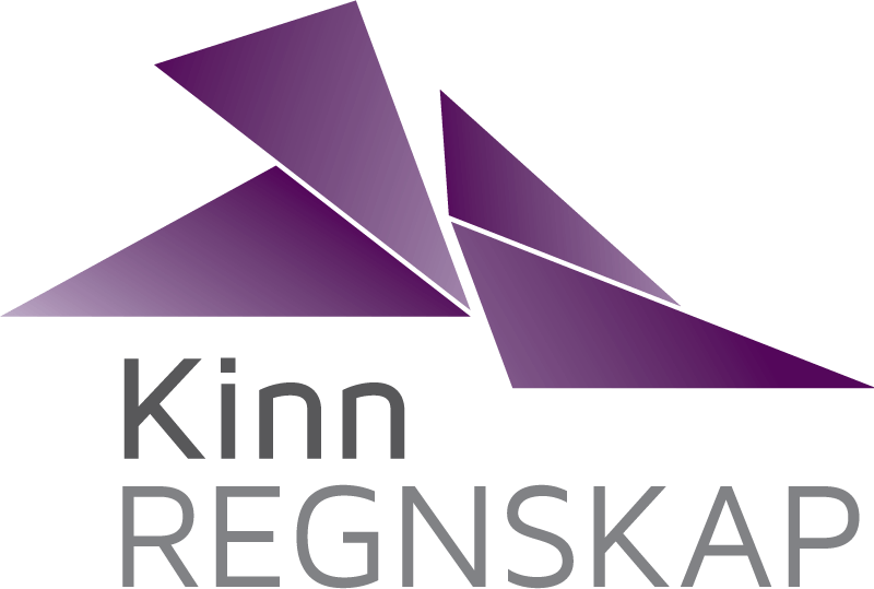 Kinn Regnskap. Logo.